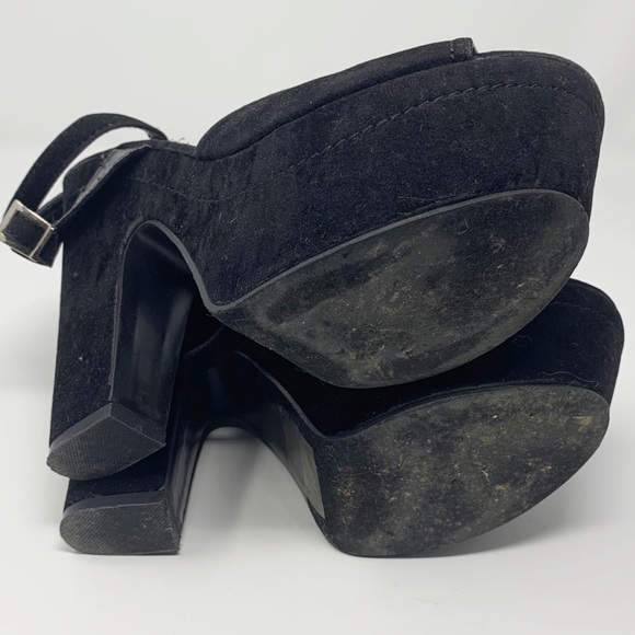 RUE21 Open Toed Platform Ankle Strap Heels - Picture 9 of 9